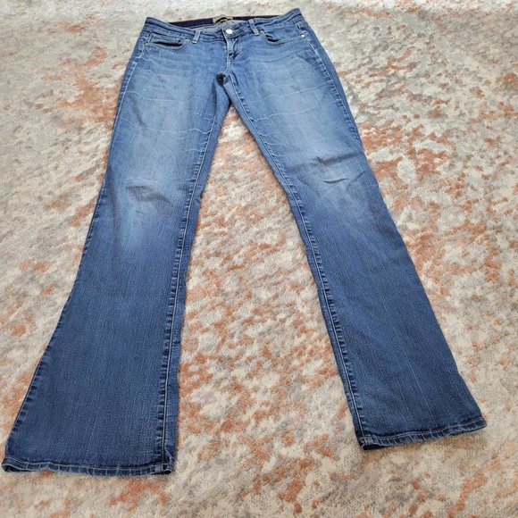 Paige Canyon Boot Light Wash Jeans Slight Flare - Size 28 - Picture 2 of 12